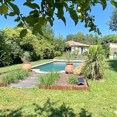 Charmante Dependance Avec Piscine En Provence Le Puy-Sainte-Reparade Exterior photo