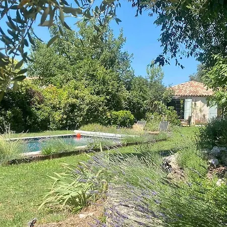 Charmante Dependance Avec Piscine En Provence Le Puy-Sainte-Reparade Exterior photo